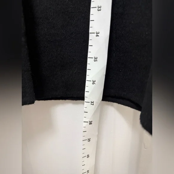 Derek Lam 10 Crosby Wool Blend shawl Overcoat Vest Size 12 Designer Quiet Luxury - Picture 6 of 6